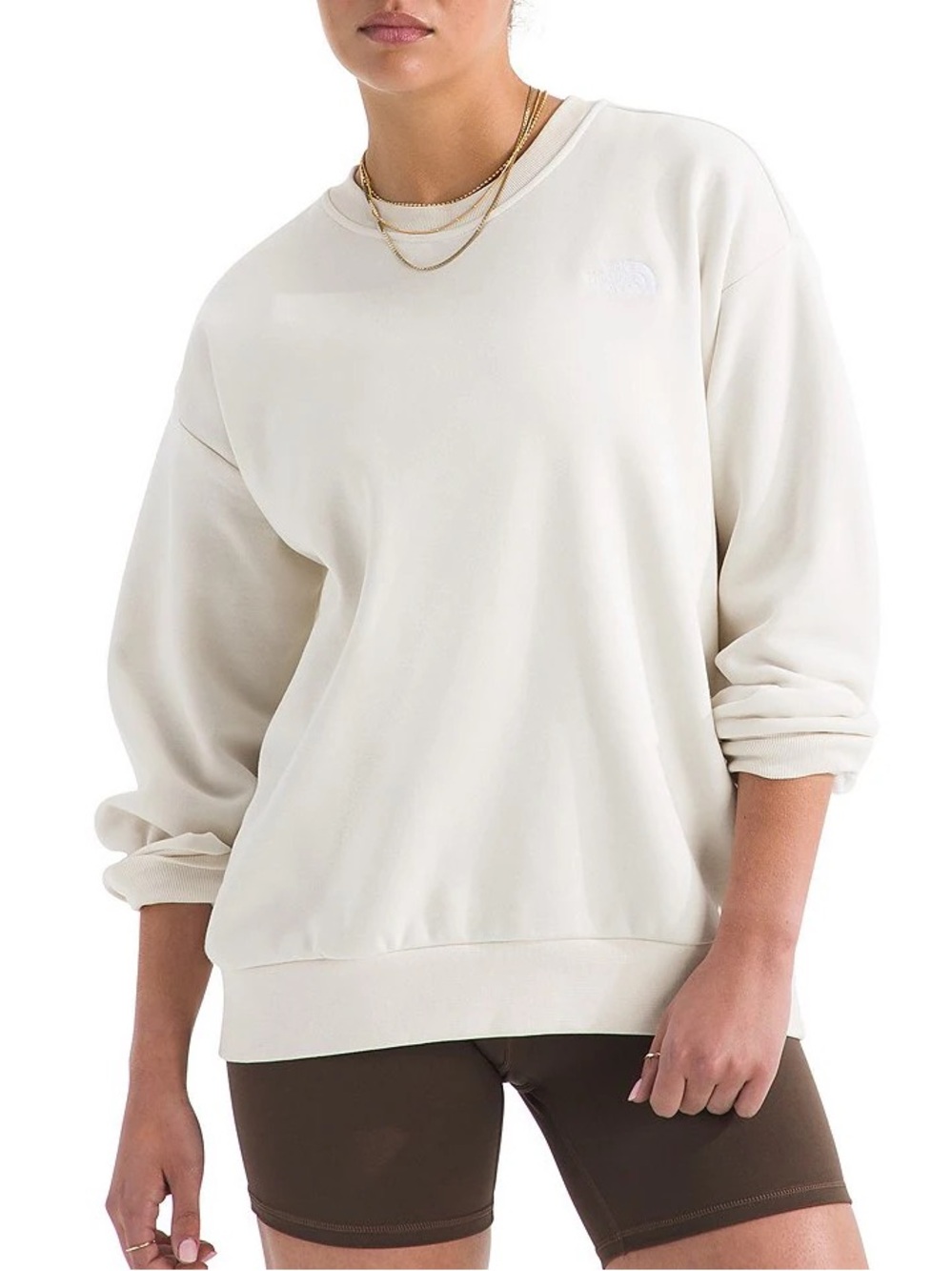 Evolution Embroidered Logo Crew Neck Long Sleeve Pullover